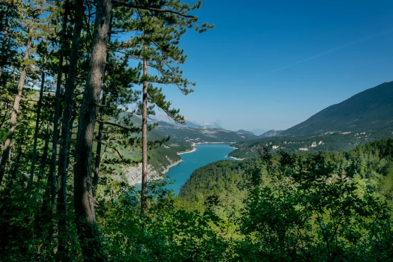 Panorama de la randonnée du lac de Monteynard-Avignonet