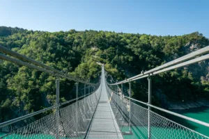 Passerelle Himalayenne de l'Ebron, lac de Monteynard