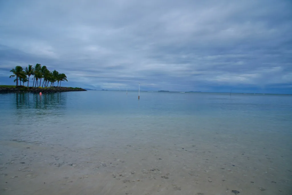 Plage de Nadi aux Fidji : fidji lors de la saison des pluies