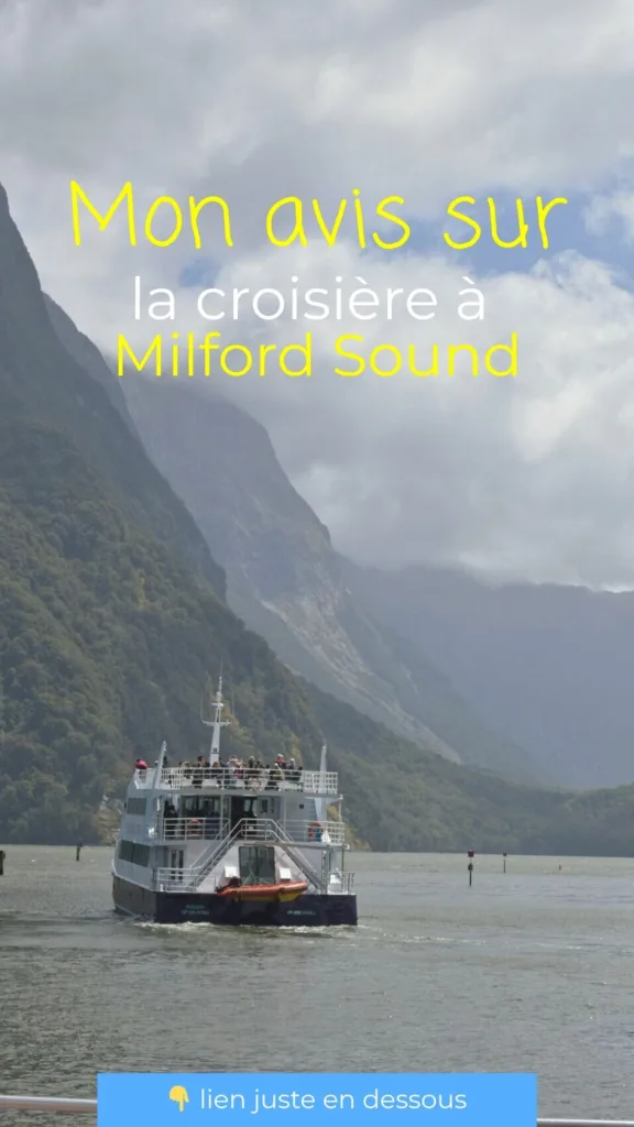 Mon avis sur la croisière Milford Sound
