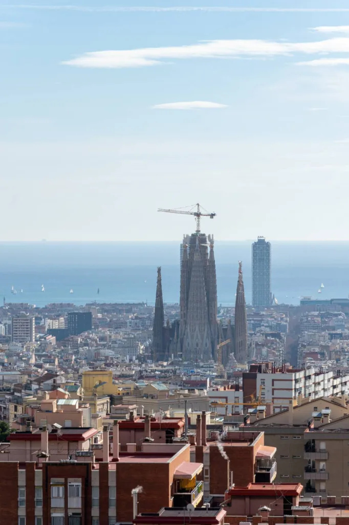 Point de vue sur Barcelone et la Sagrada Familia - vivre à Barcelone