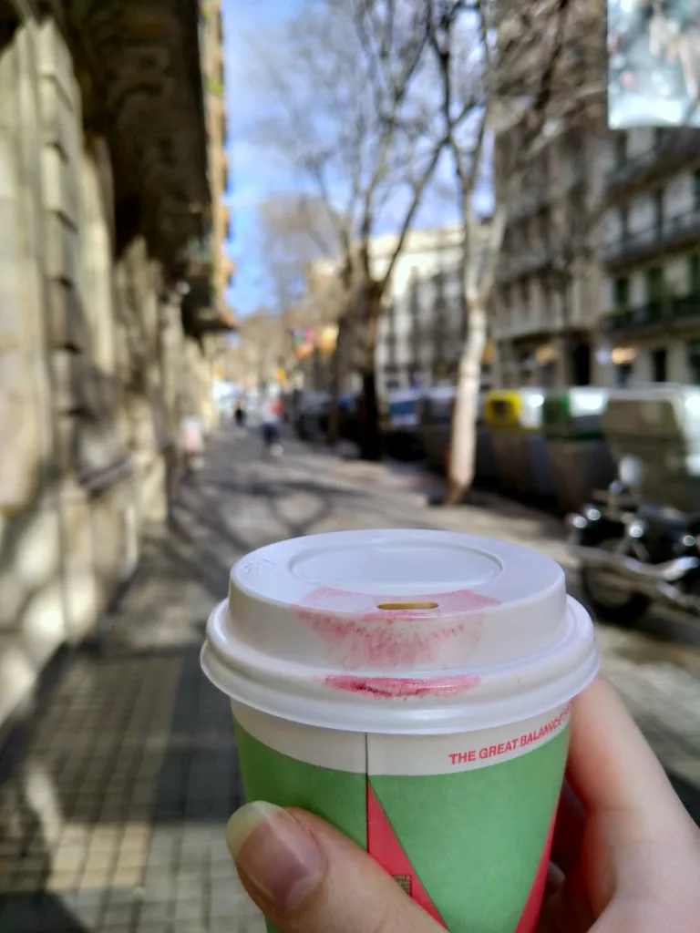 Café à emporter à Barcelone, le cout de la vie
