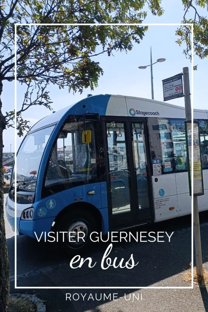 Se déplacer en bus pour visiter Guernesey - blog voyage français